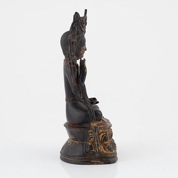 Buddhisattva, brons. Mingdynastin.