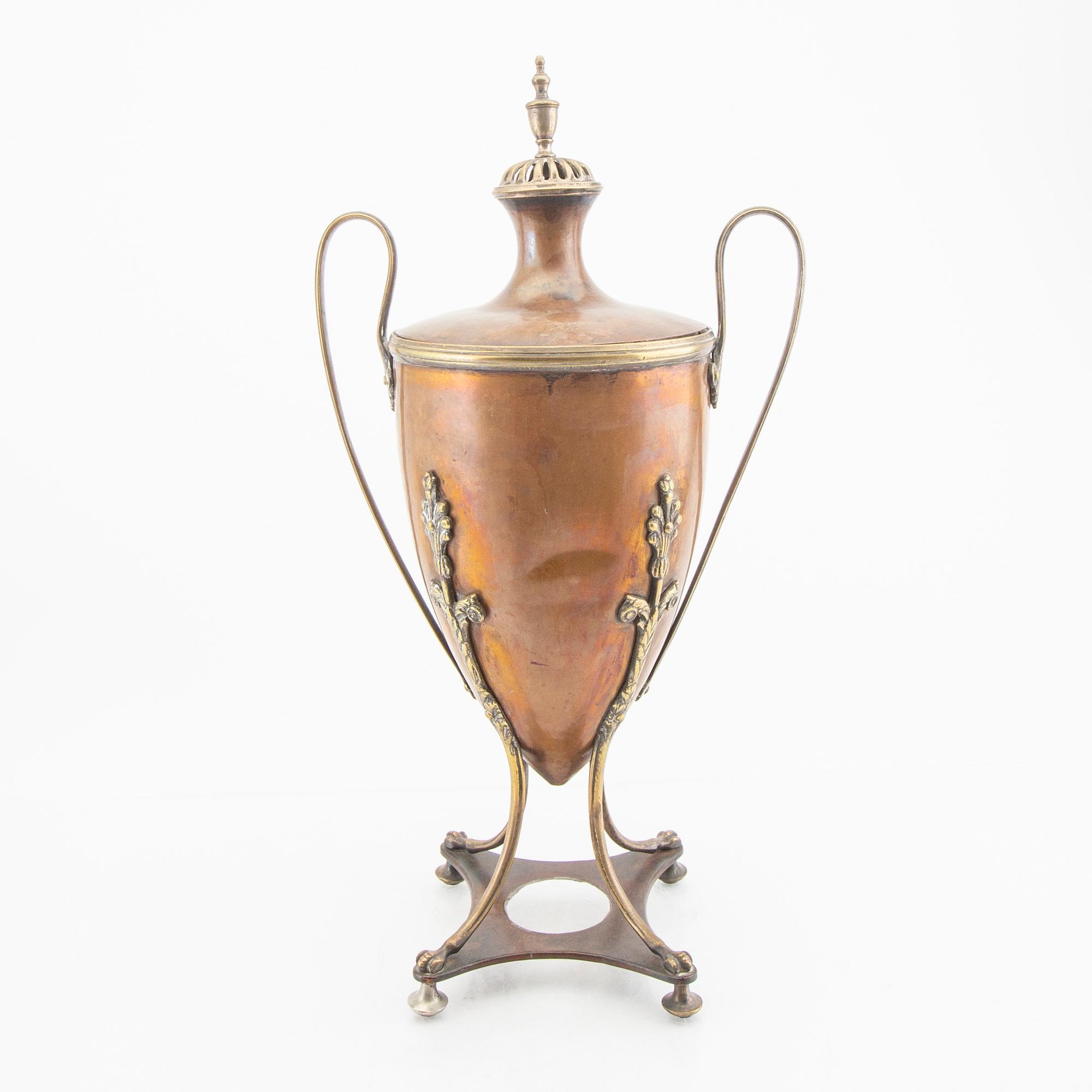 A mid 1800s Empire tea samovar.