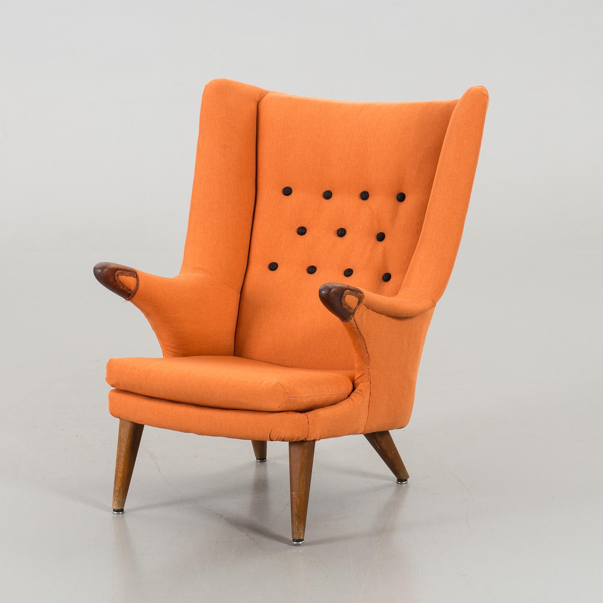 FÅTÖLJ design Bent Möller Jepsen, Simo omkring 1950 Danmark.