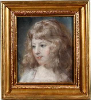 JOHN RUSSEL. Hans efterföljd. Pastell.