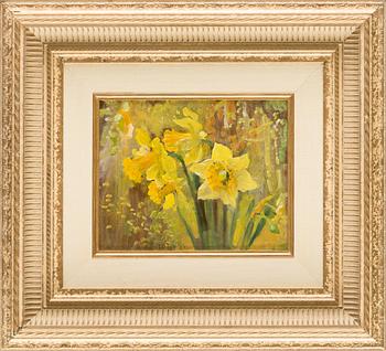 Venny Soldan-Brofeldt, oil on board, signed and dated -45.