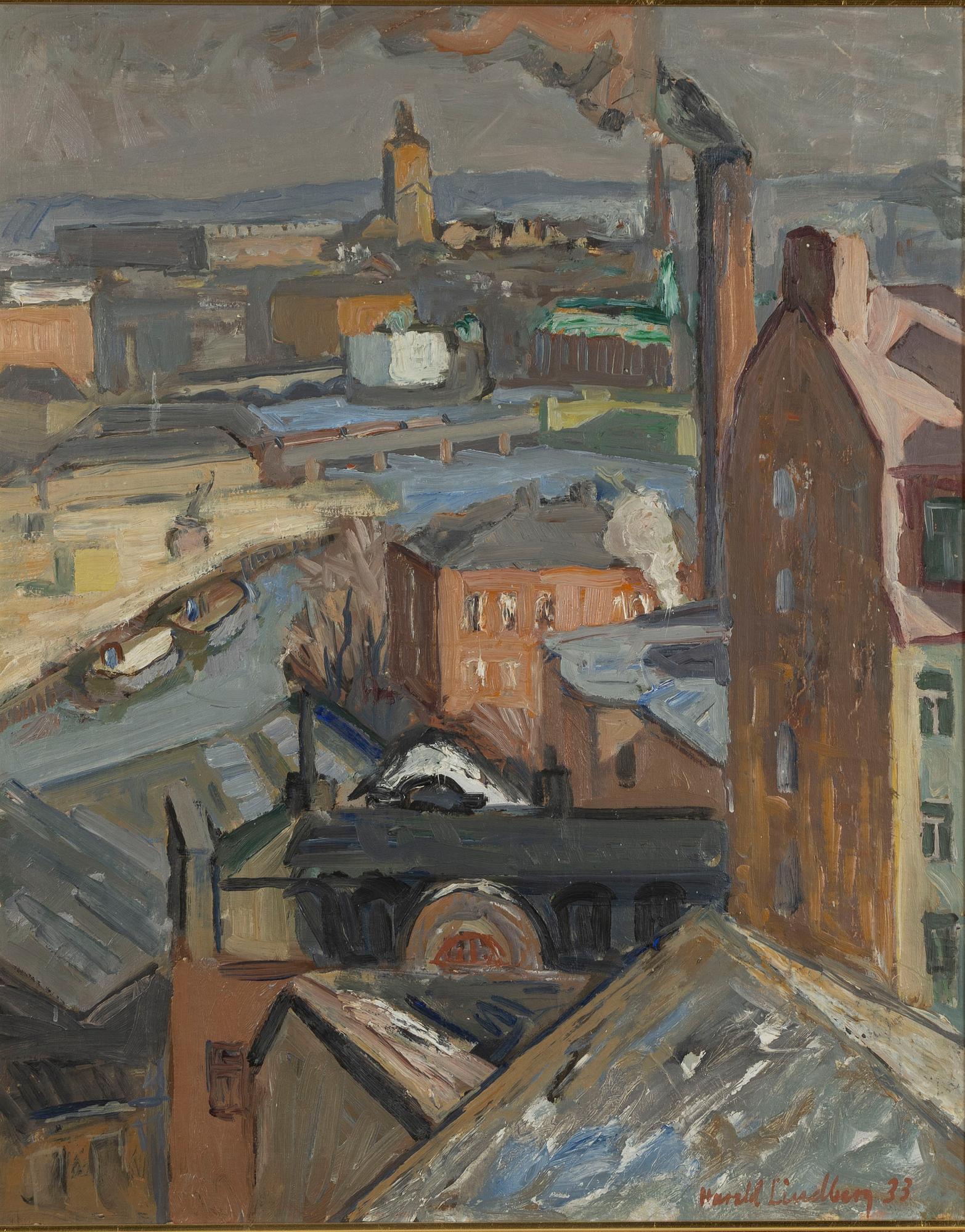 Harald Lindberg, View from Södermalm.
