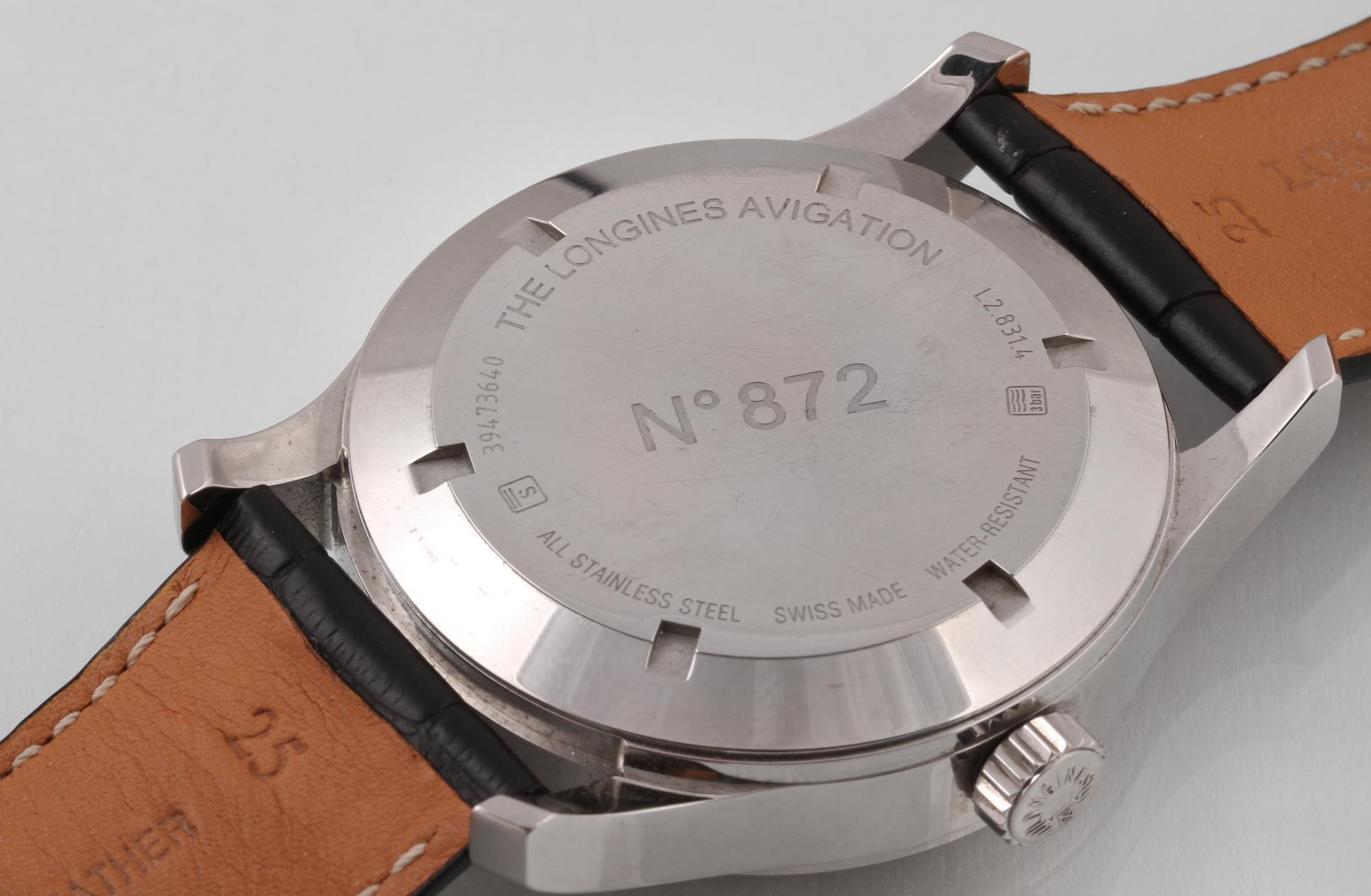 ARMBANDSUR, herr, stål, Longines, "Heritage Avigation".