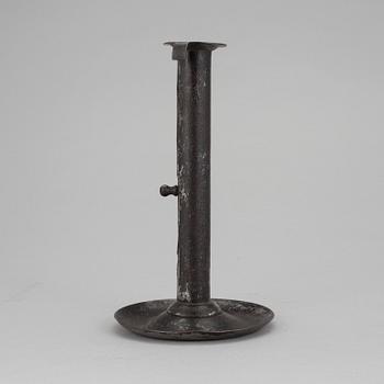 LJUSSTAKE, förtennad plåt, 1700-tal.