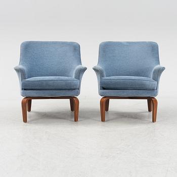 Arne Norell, fåtöljer, ett par, ”Pilot”, Norell Möbel AB.