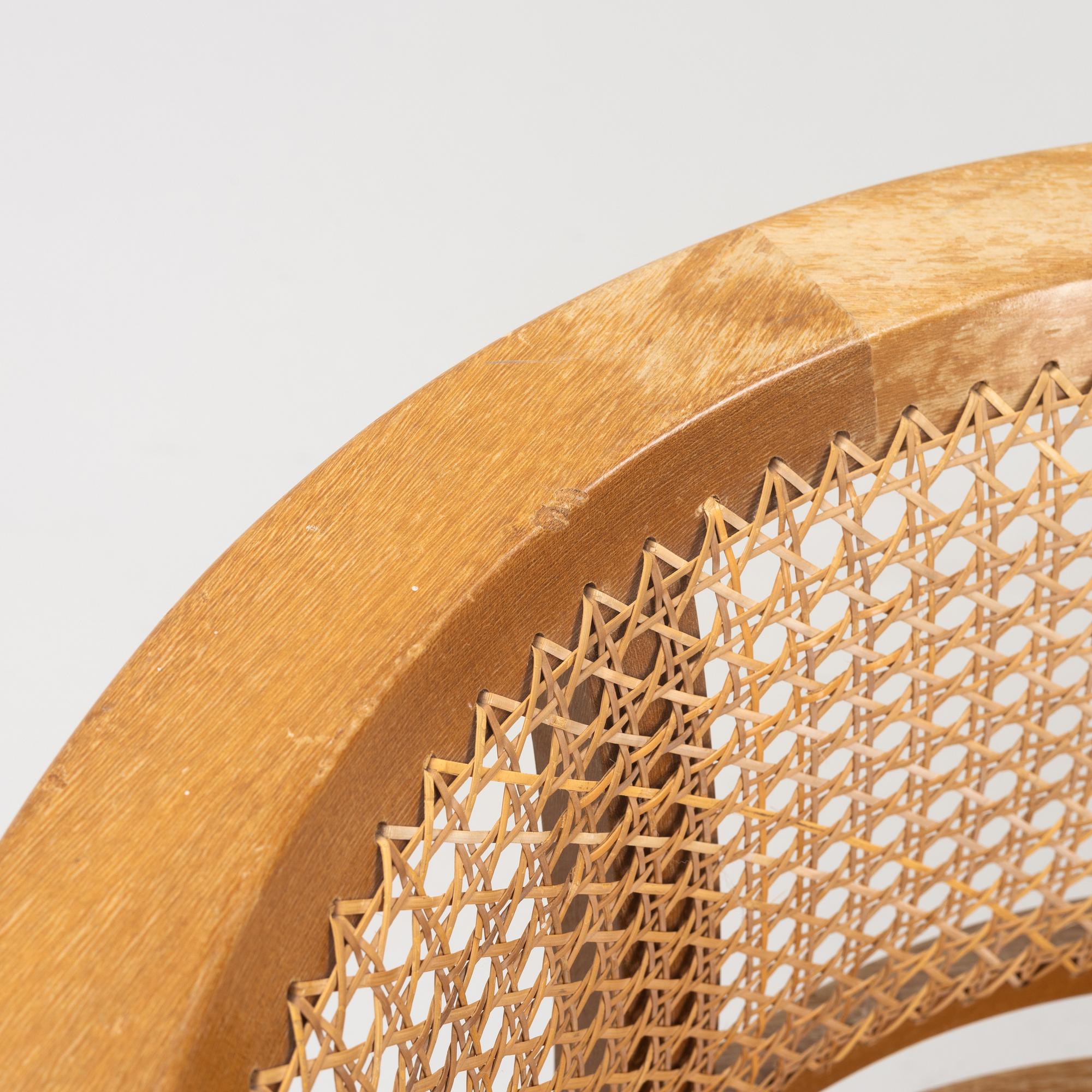 Kaare Klint, a par of 'Faaborg' chairs, Rud Rasmussen, Denmark.