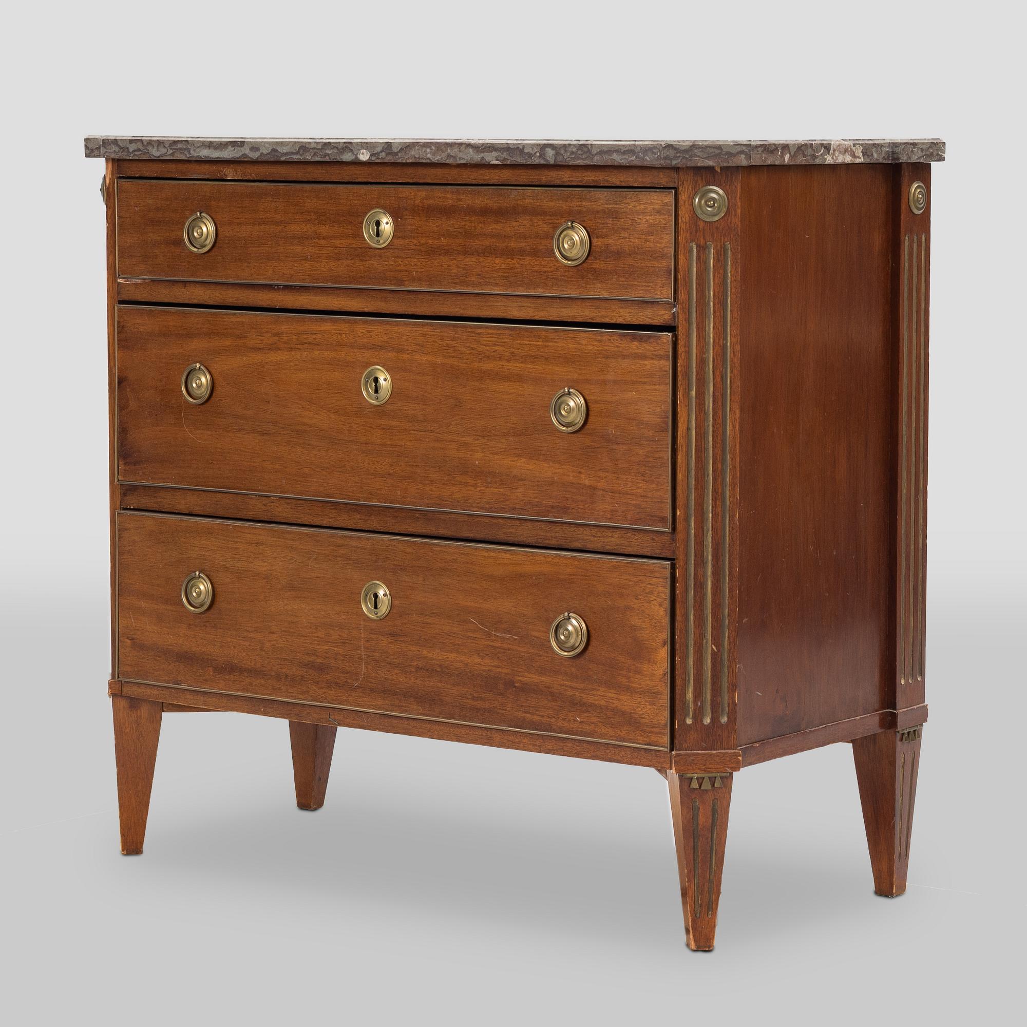 Bureau, Empire style, circa 1800.