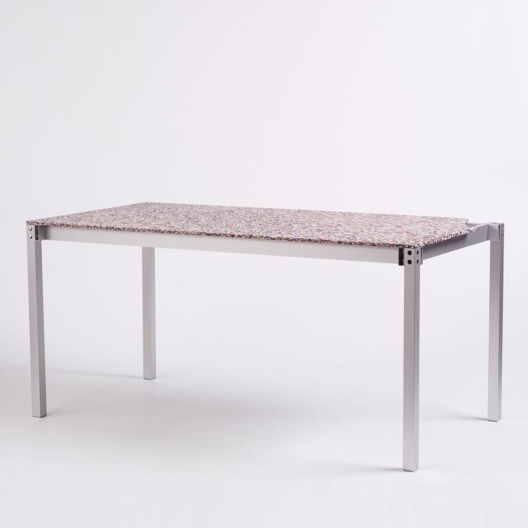Fredrik Paulsen, a unique table, "Desk One, Broken Smiles", JOY, 2024.