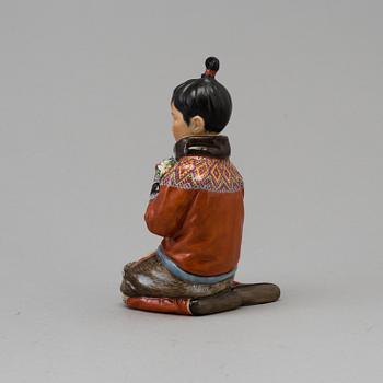 A Royal Copenhagen porcelain figure, 'Greenland', Denmark, 1940s.