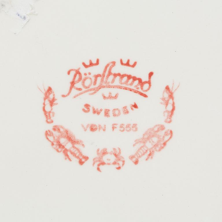 KRÄFTSERVIS, 7 delar, porslin, Rörstrand, 1900-talets andra hälft.