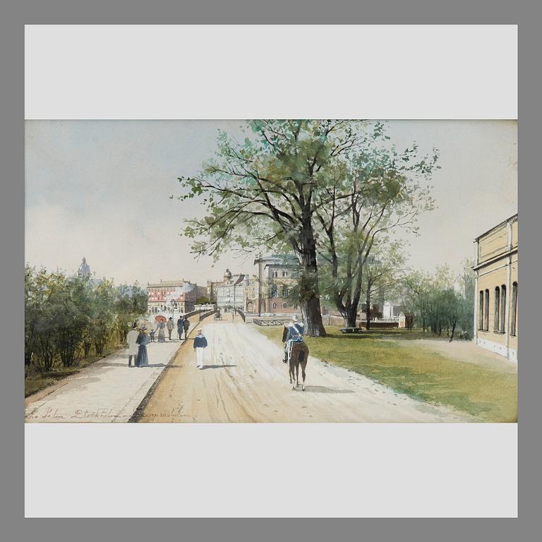 ANNA PALM DE ROSA, VY FRÅN SKEPPSHOLMEN, STOCKHOLM.