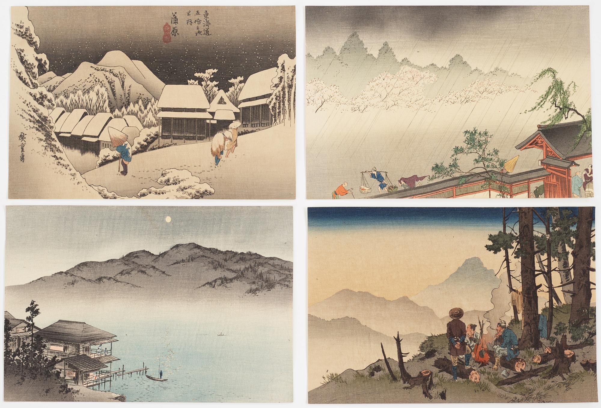 PARTI FÖREMÅL, 16 delar. Japan, 1900-tal.