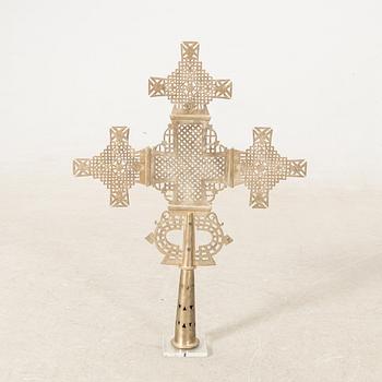 Processionskors, koptiskt, Etiopien.