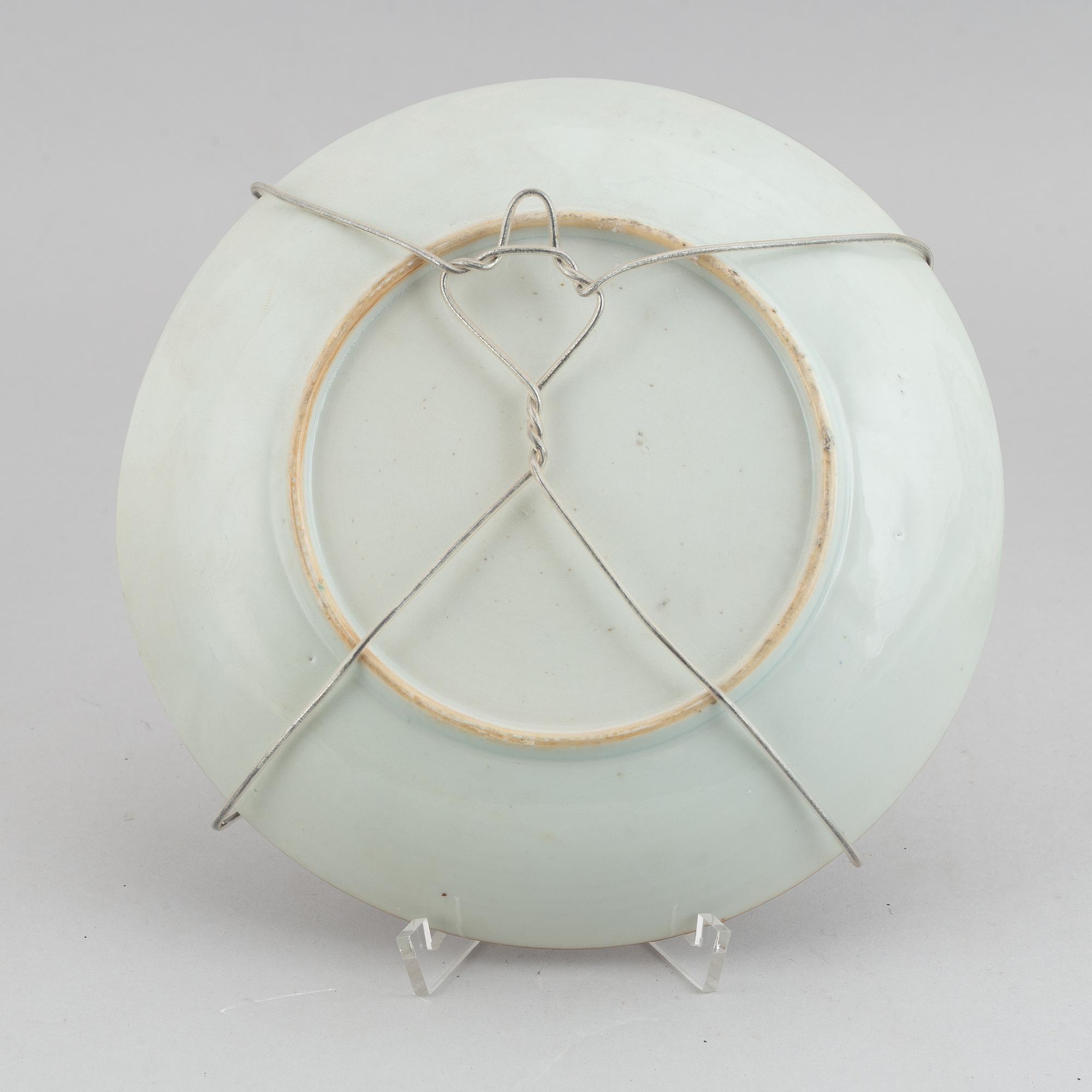 A set of five odd famille rose dishes, Qing dynasty, Qianlong (1736-95).