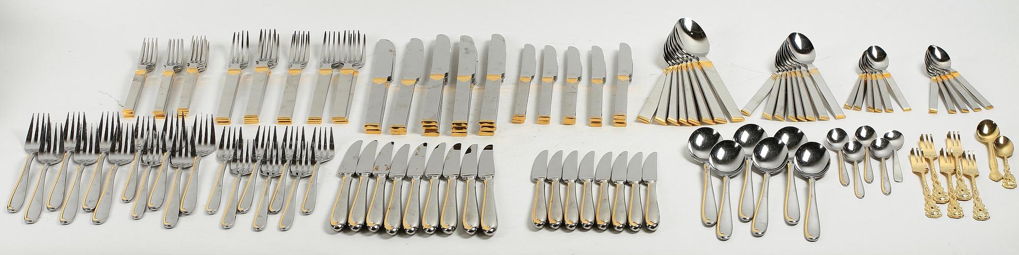 BESTICK, 73 delar, rostfritt stål, Gustavsberg, 1970/80-tal.