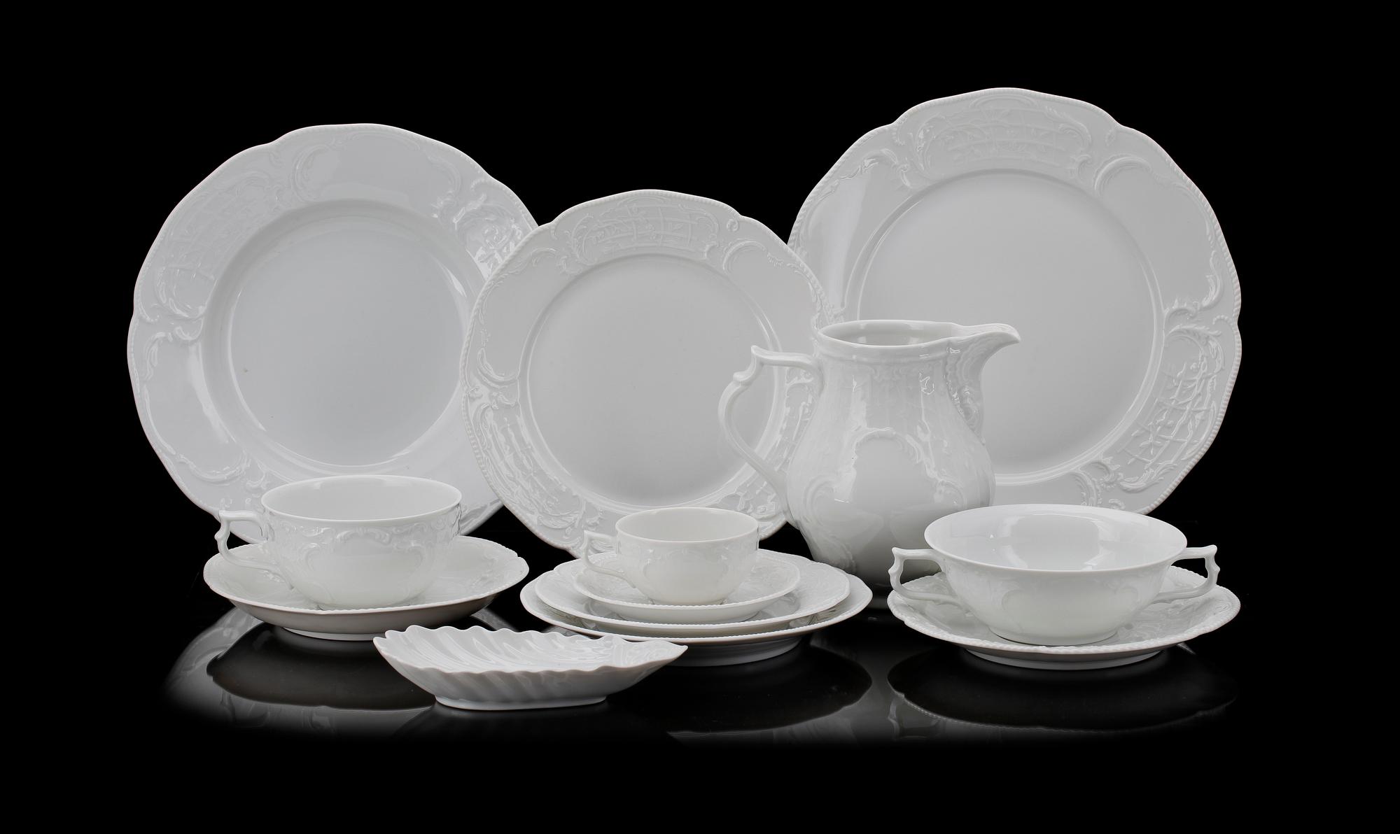 SERVIS, 119 delar, porslin, "Sanssouci", Rosenthal, Tyskland, 1900-tal.