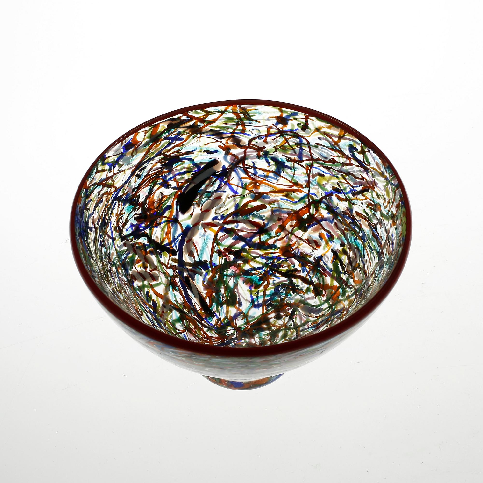 SKÅL, glas, Bertil Vallien, Kosta Boda, 1990-tal/2000-tal.