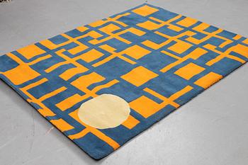Olle Borg, matta, "Olleborg-2", handtuftad, ca 220 x 160 cm, signerad Olle Borg 1/10 på baksidans ena etikett.
