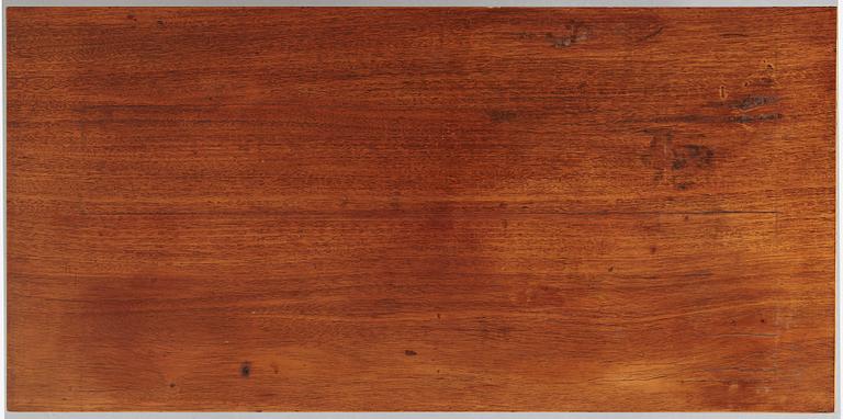 A late Gustavian card table, first half of the 19th century.