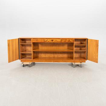 Sven Ekholm & Erik Mattson bookcase Lammhults Chair & Furniture Factory/Mjölby Inlay 1940s Swedish Modern.