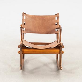 Angel Pazmino, rocking chair Setca Cuenca Ecuador 1960s.