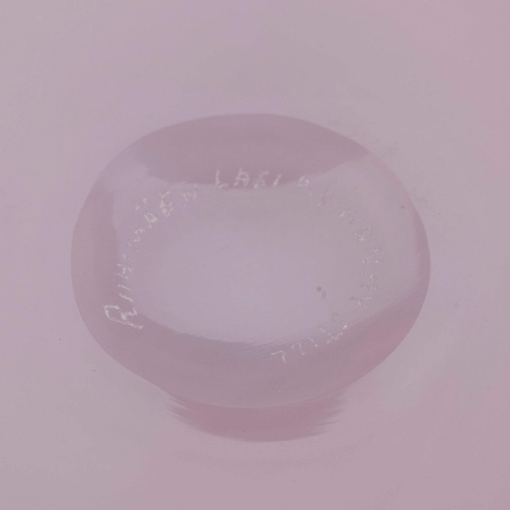 FLASKA, glas, "Tzarina", signerad Nanny Still, Riihimäen Lasi.