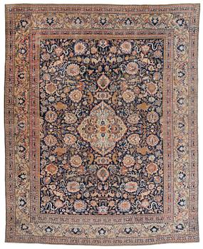 385. An antique Tabriz carpet, Northwest Persia (Iran), c. 495 x 403 cm.