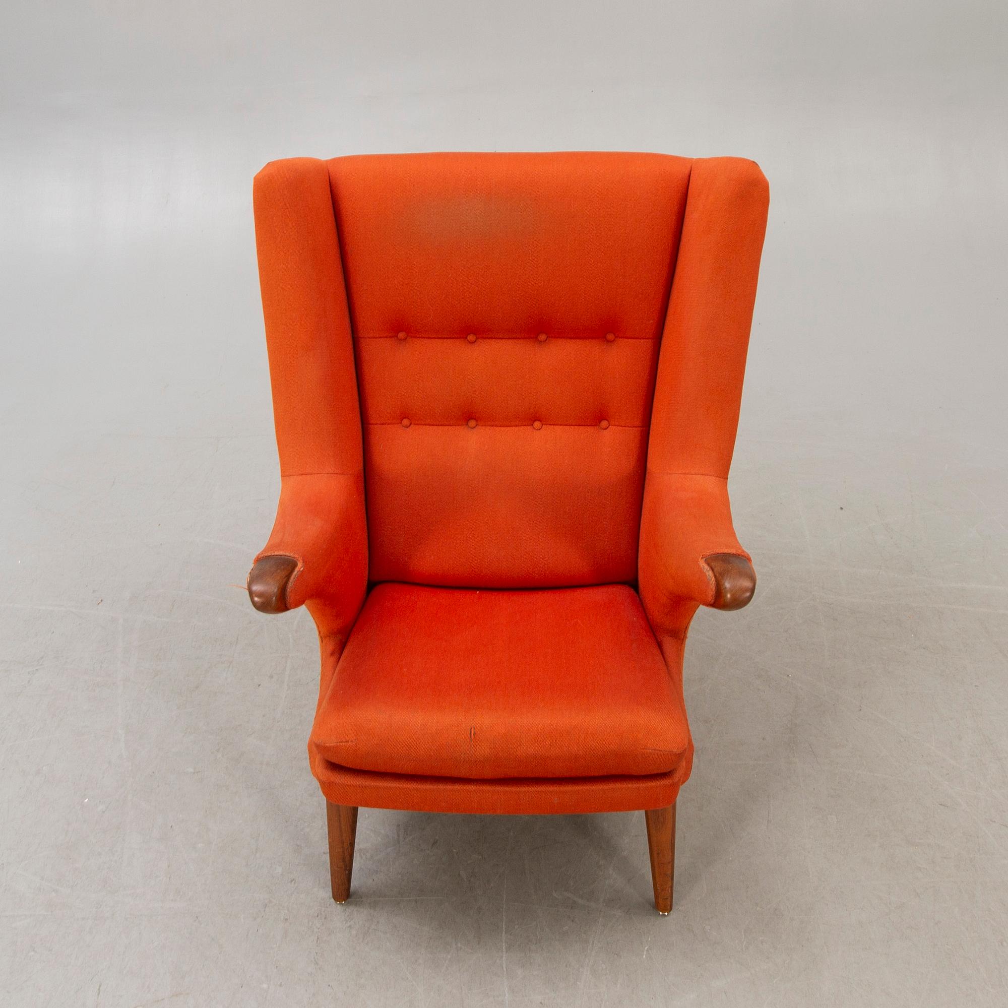 Armchair, Attributed to Svend Skipper, Skipper's furniture, Denmark, 1960s.