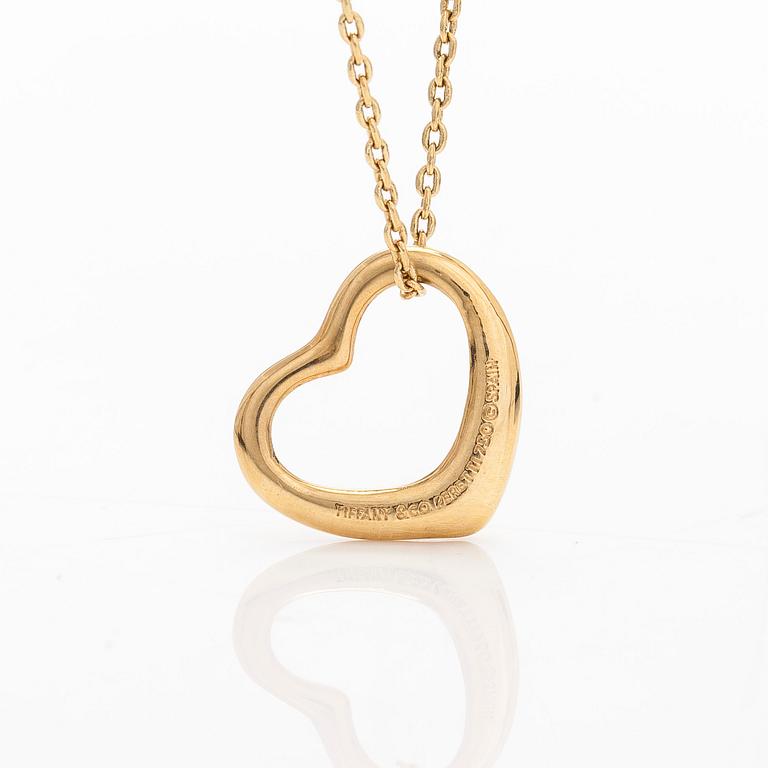 Tiffany & Co, Elsa Peretti, kaulakoru, "Open Heart", 18K kultaa.