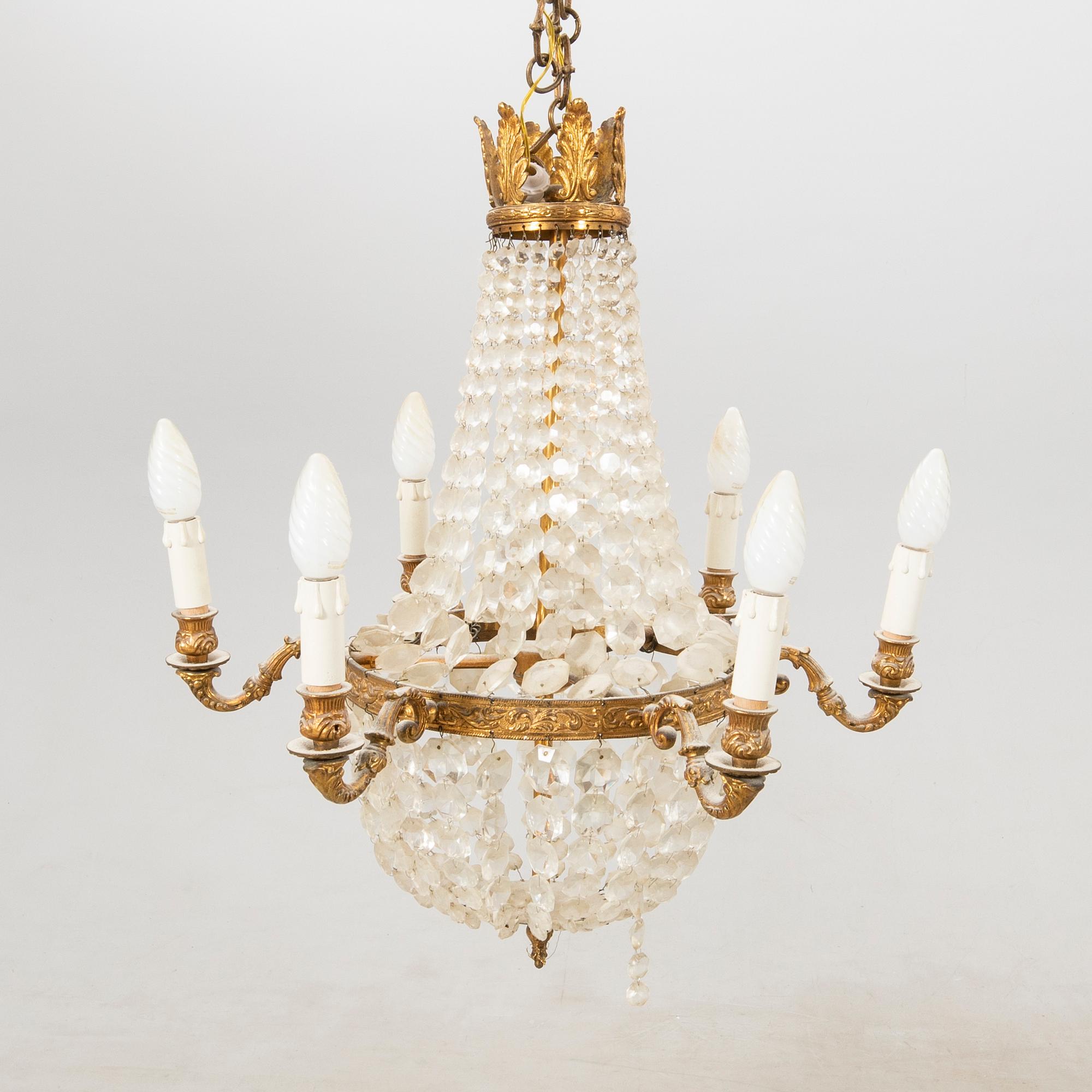 Takkrona Empire-stil 1900-talets första hälft.