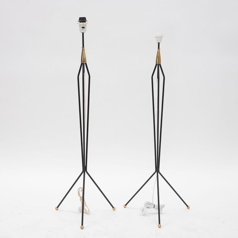 Golvlampor, ett par, EAE nr 14 , 1950-tal.