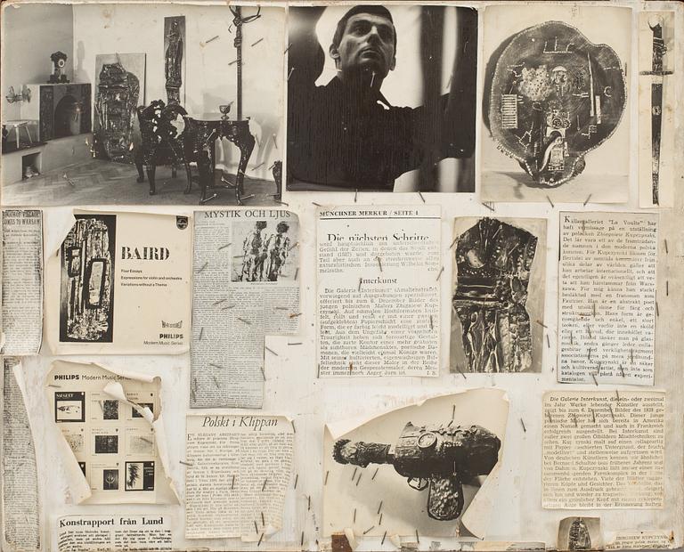 ZBIEGNIEW STANLEY KUPCZYNSKI, väggskulptur,