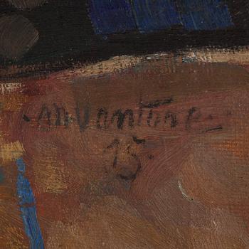 MOGENS VANTORE, oljemålning signerad och daterad 15.