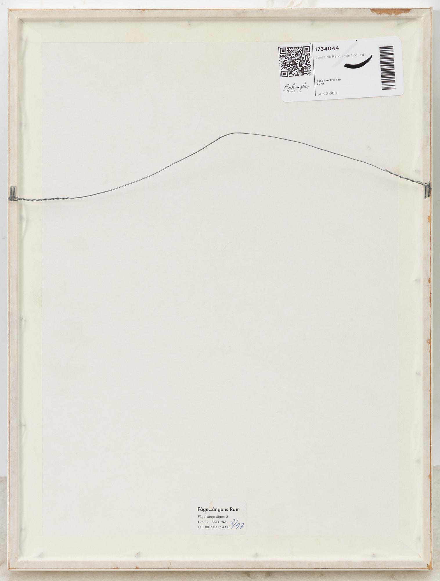 Lars Erik Falk, Untitled.