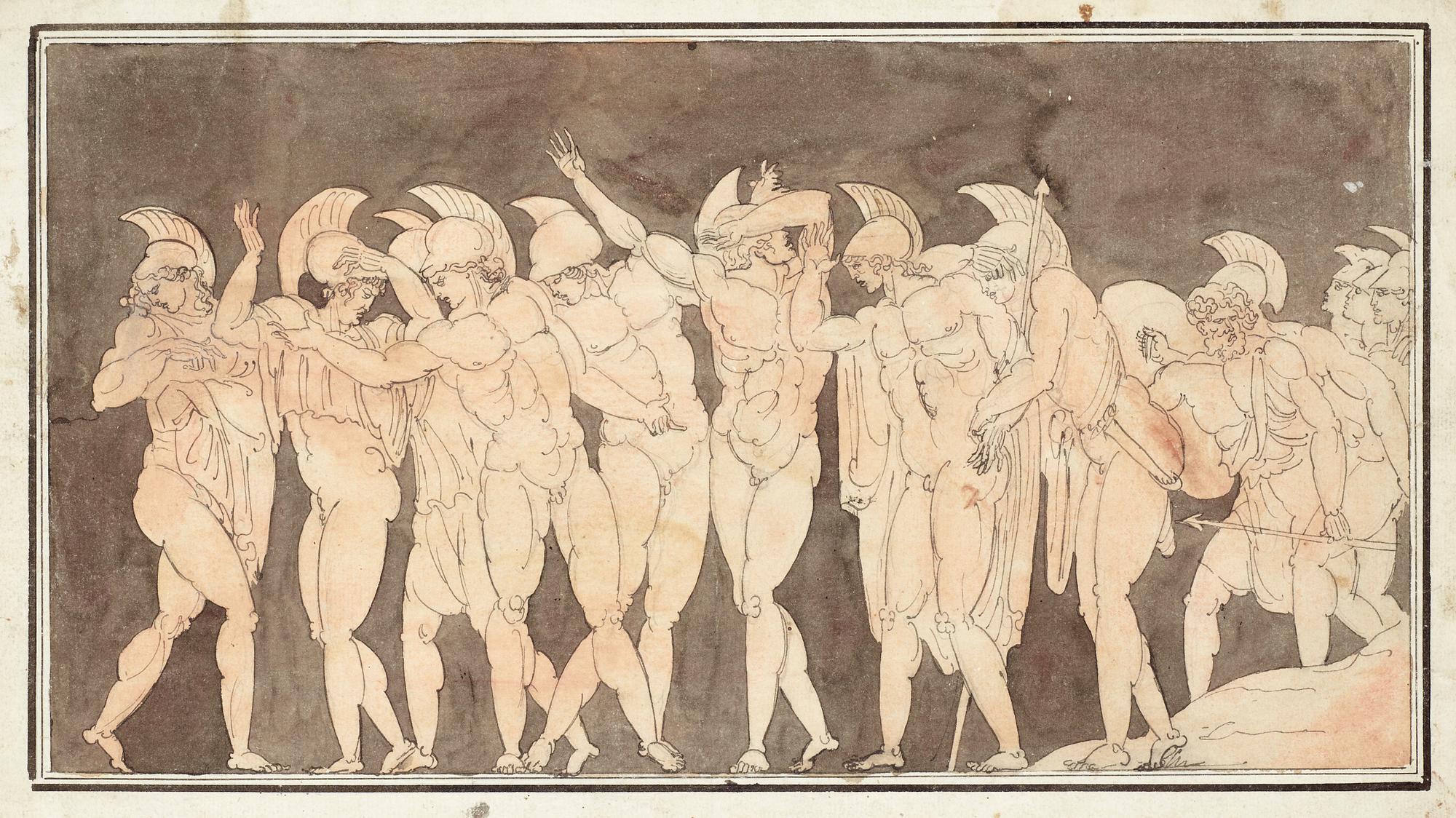 Jonas Åkerström Attributed to, Figure painting.