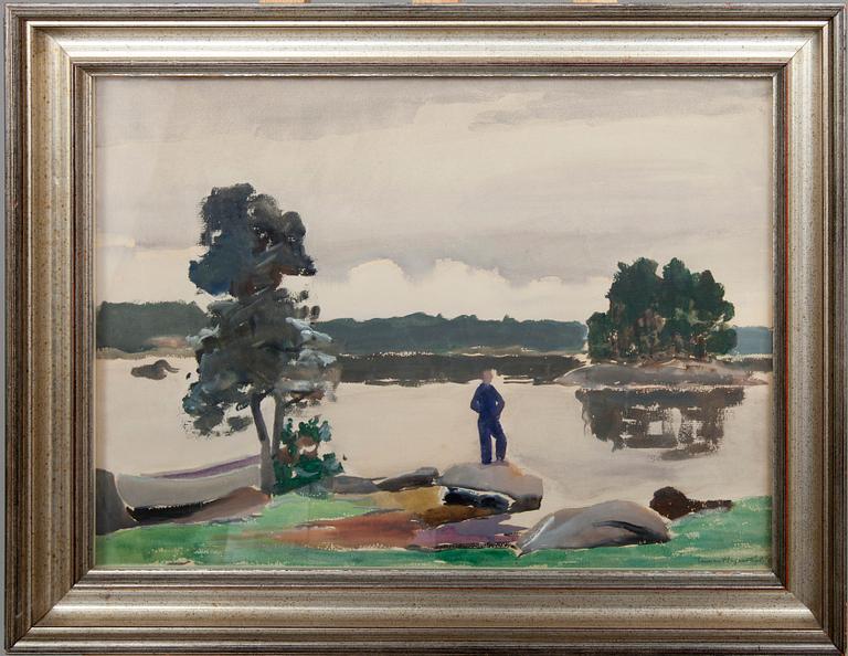 LENNART SEGERSTRÅLE, akvarell, signerad.