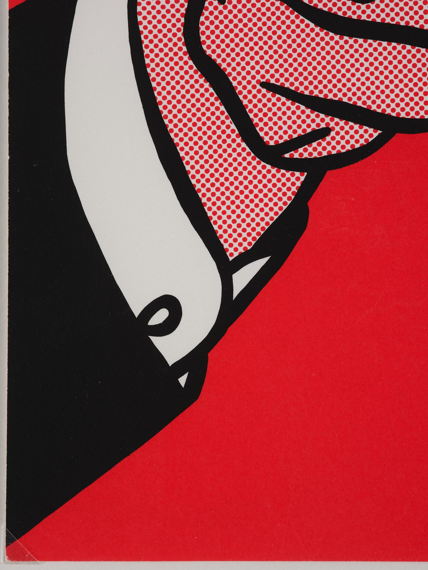Roy Lichtenstein, "Finger Pointing", ur "New York Collection for Stockholm".