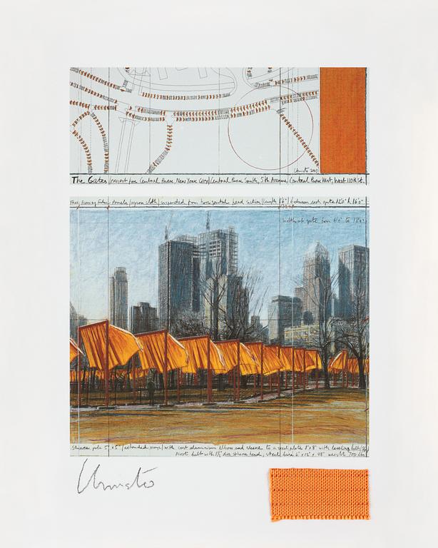 Christo & Jeanne-Claude, "The Gates, Central Park, New York".