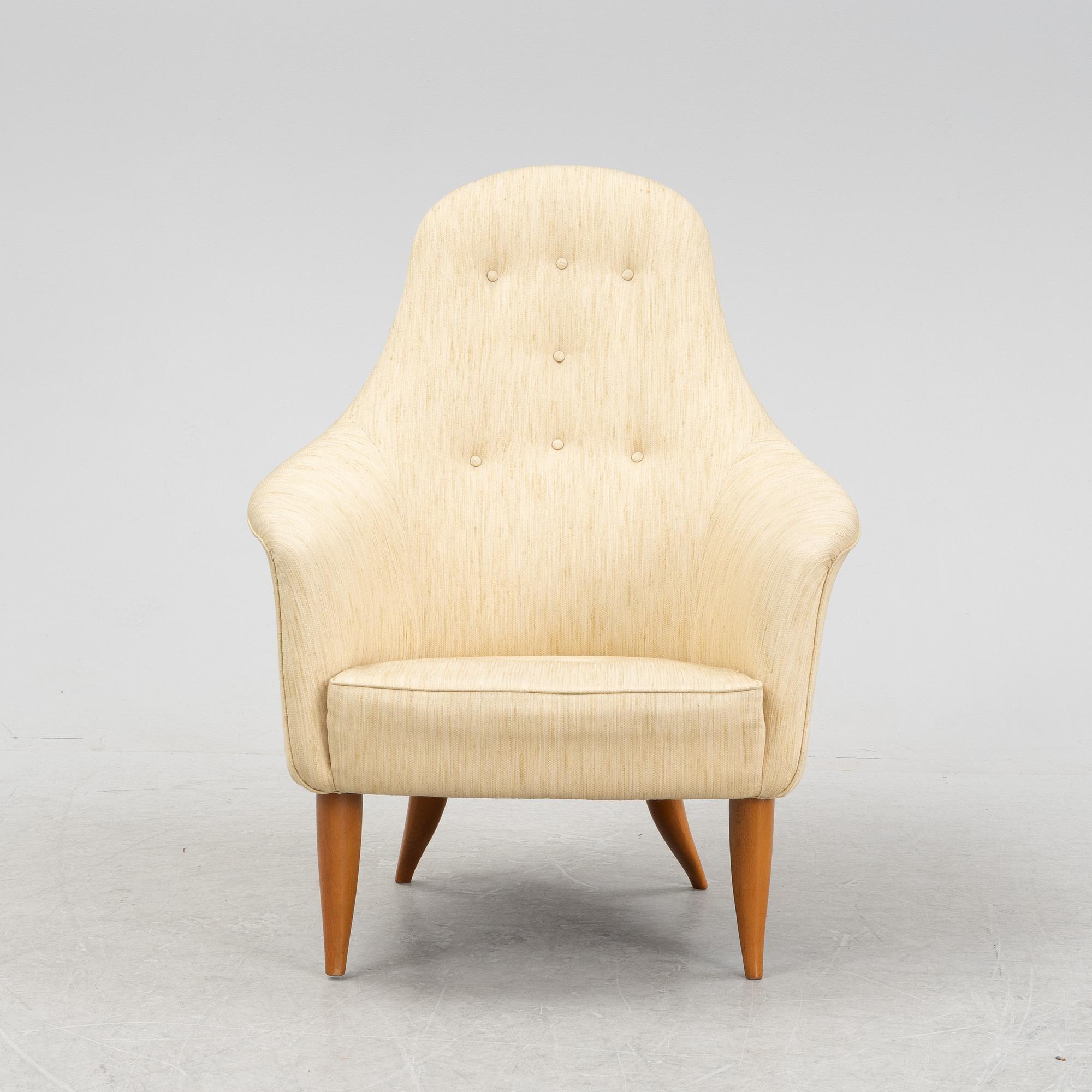 A 'Stor-Adam' easy chair by Kerstin Hörlin-Holmquist for Nordiska Kompaniet.