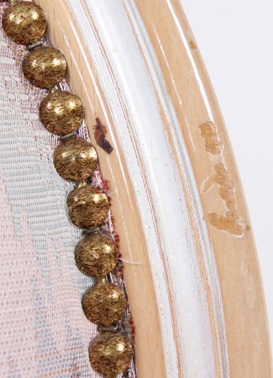 MATGRUPP, 8 delar, gustaviansk stil.