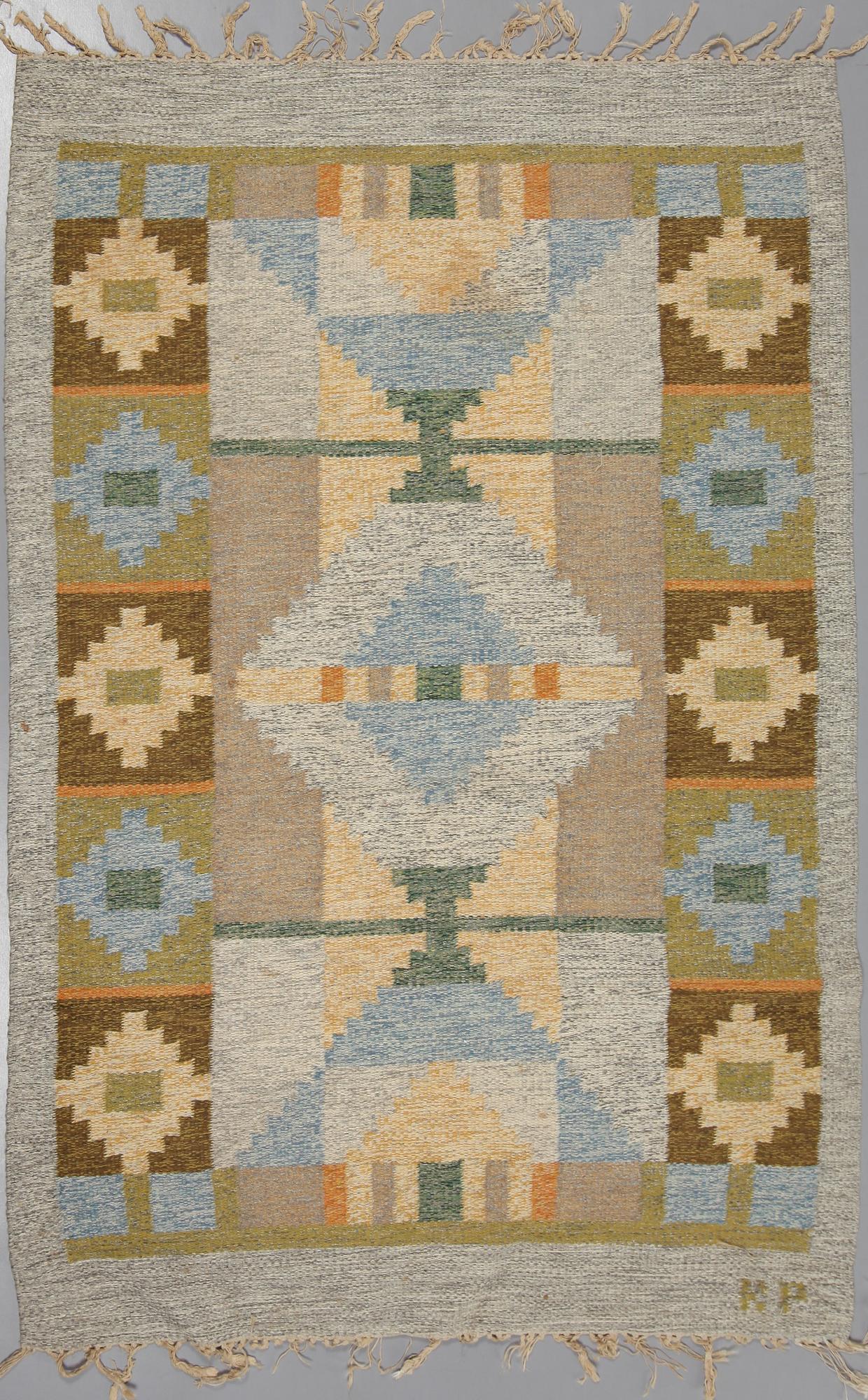 MATTA, rölakan, Kerstin Persson, monogramsignerad, 202x136 cm, 1900-talets andra hälft.