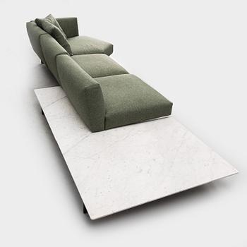 Piero Lissoni, "Avio" Sofa System with Right-hand Table, Knoll.