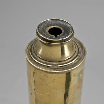 TUBKIKARE, mässing, 1800-talets andra hälft.