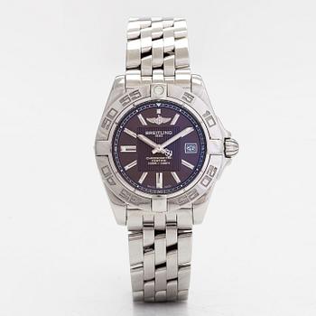 Breitling, Galactic, wristwatch, 32 mm.