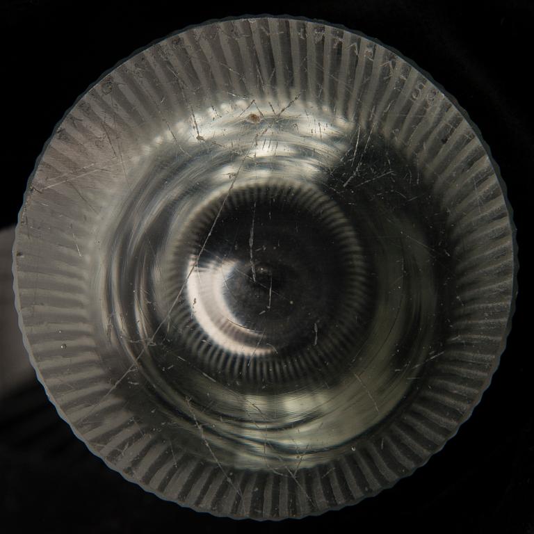 Tapio Wirkkala, A KANTARELLI GLASS VASE, signed Tapio Wirkkala Iittala -54.