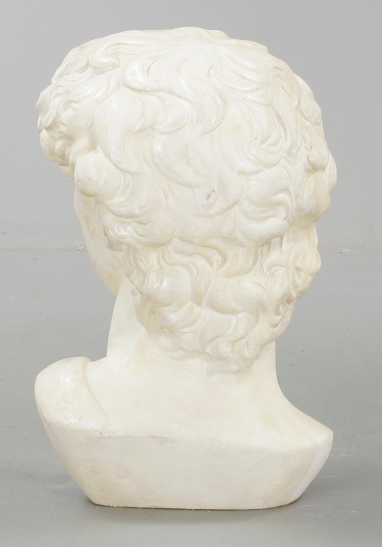 SKULPTUR, gips, efter Michelangelos "David", 1900-tal.