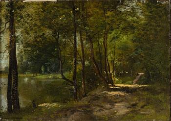 Léon Richet, River Landscape.