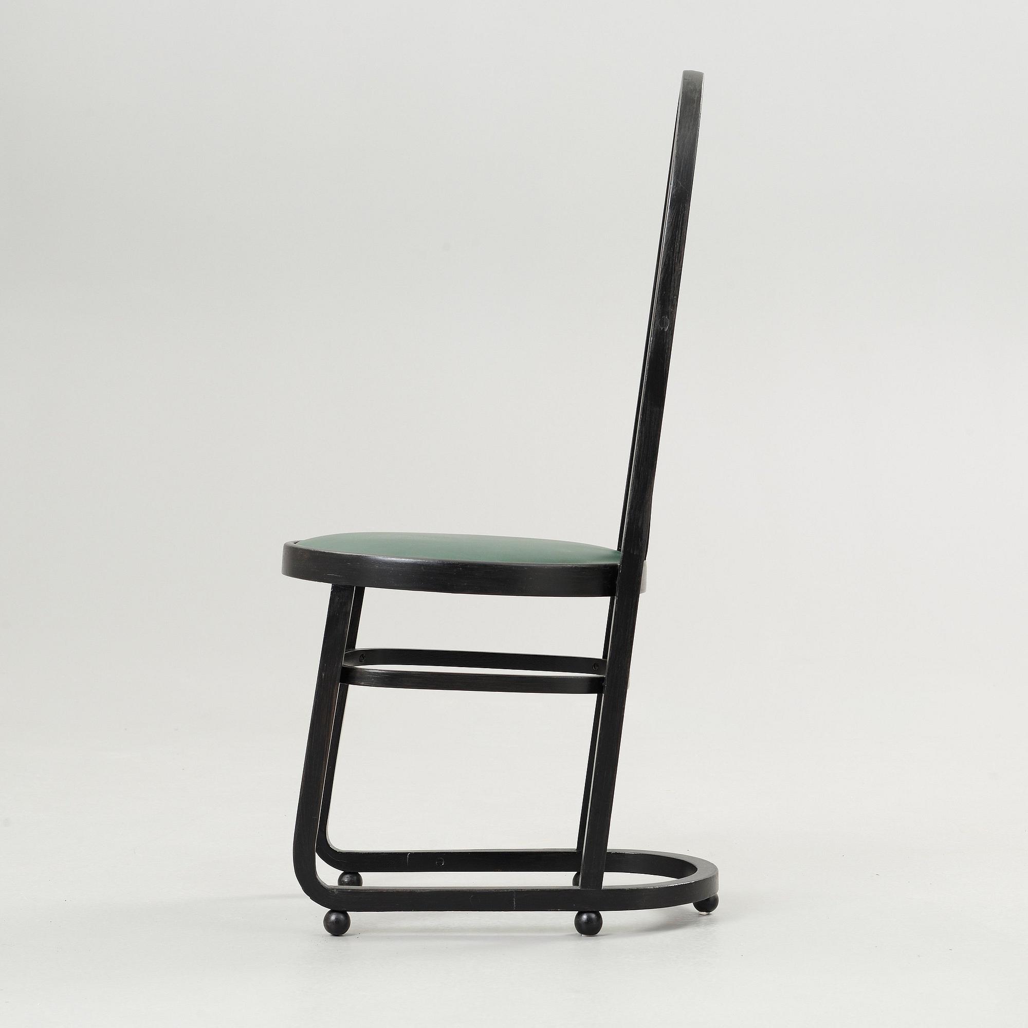 Two Carl Bergsten dining chairs, Gemla leksaksfabrik, Sweden ca 1906.