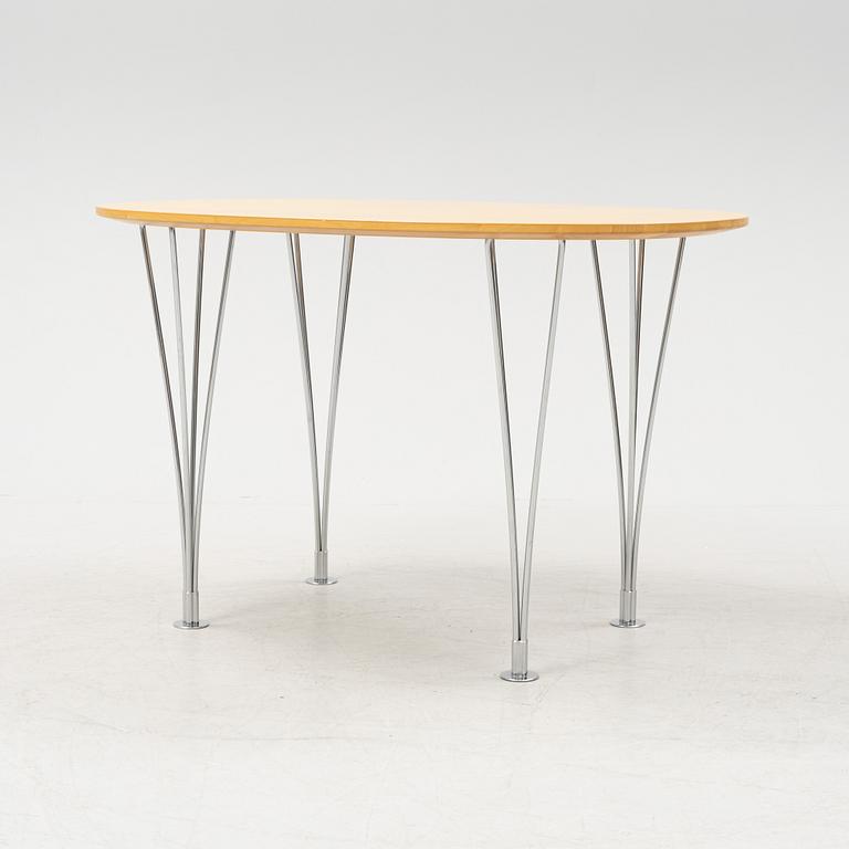 Bruno Mathsson & Piet Hein, a birch 'Superellips' table, Bruno Mathsson International AB, Värnamo, 2003.