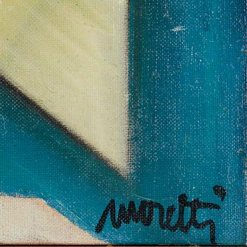 RAYMOND MORETTI, olja på duk, sign.